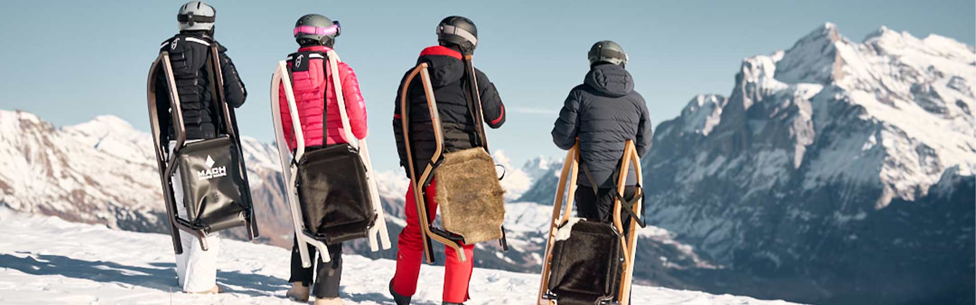 Passeport-luge avec luge de sport