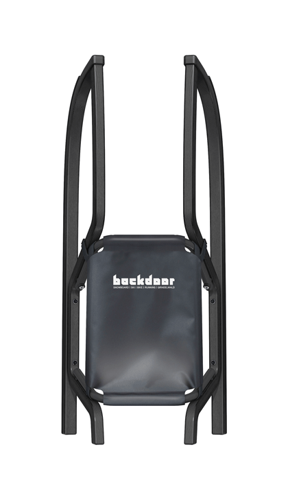 Sport de traîneau à l'arrière