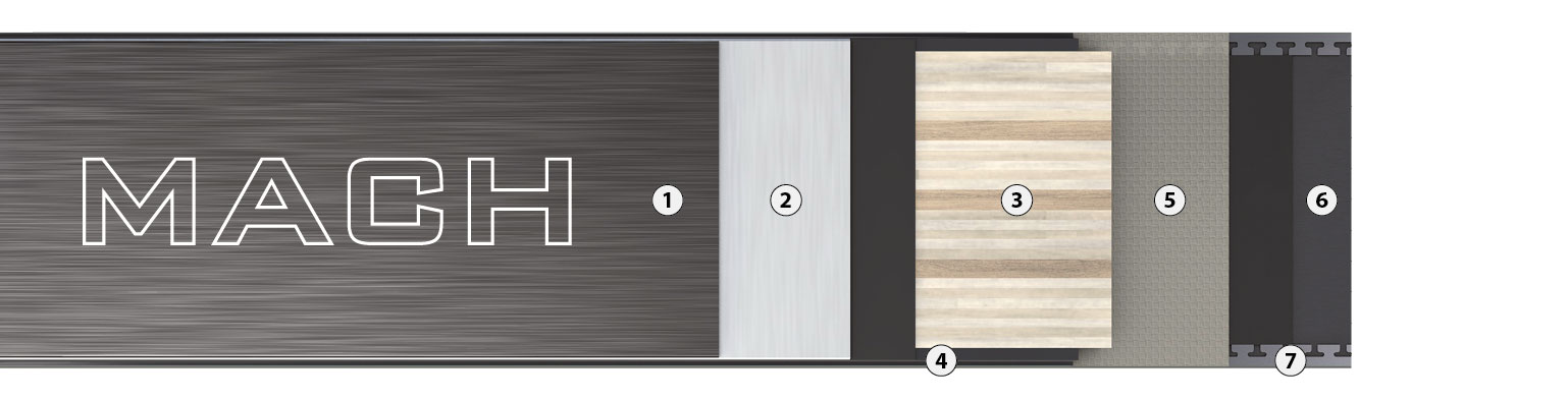 Construction de ski de coupe du monde Handmade