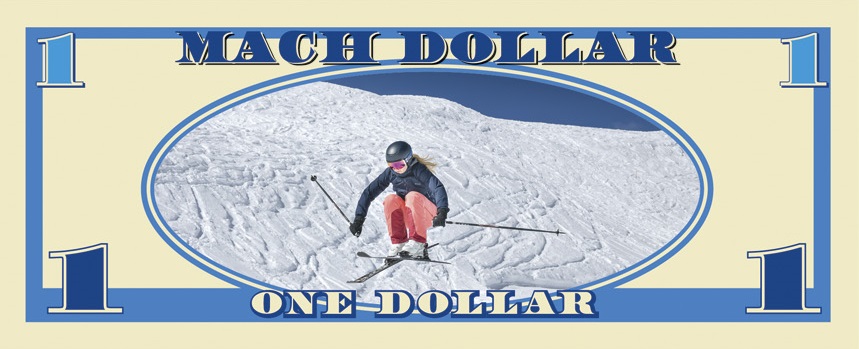 Un ski dollar
