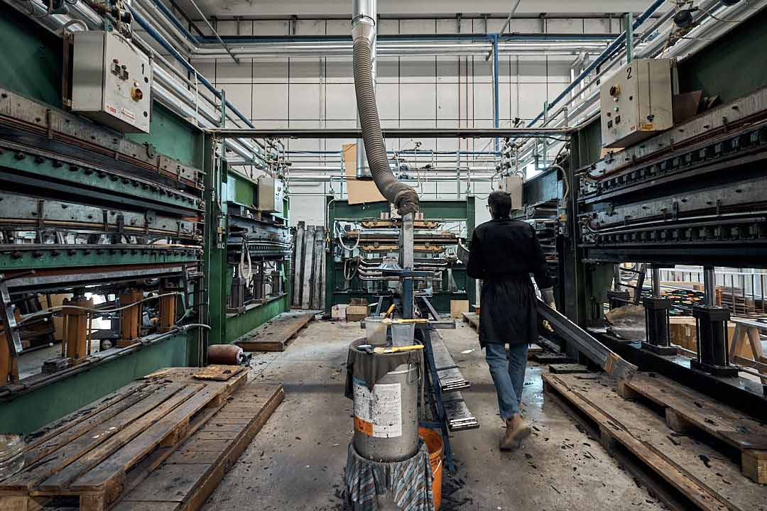 Sandwich de production de ski